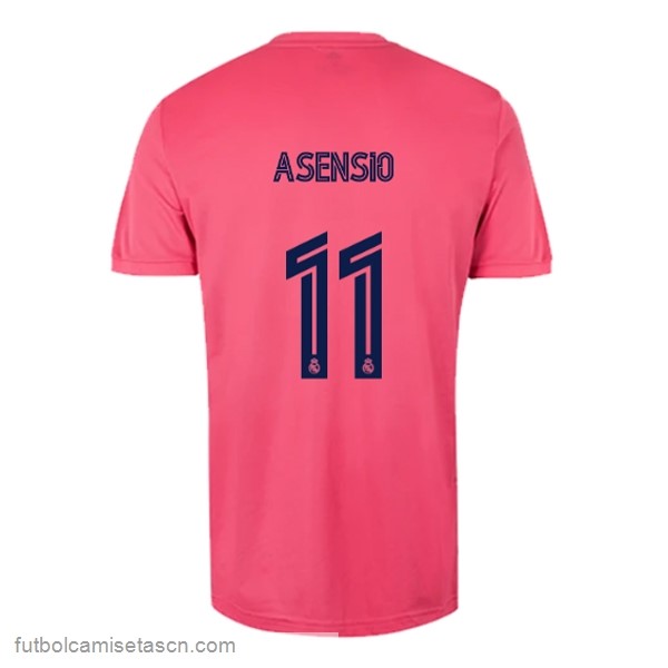 Camiseta Real Madrid 2ª NO.11 Asensio 2020/21 Rosa
